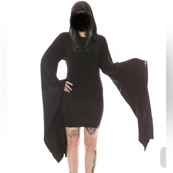 Killstar Dresses & Skirts - Killstar RARE Sorcery Hooded Dress